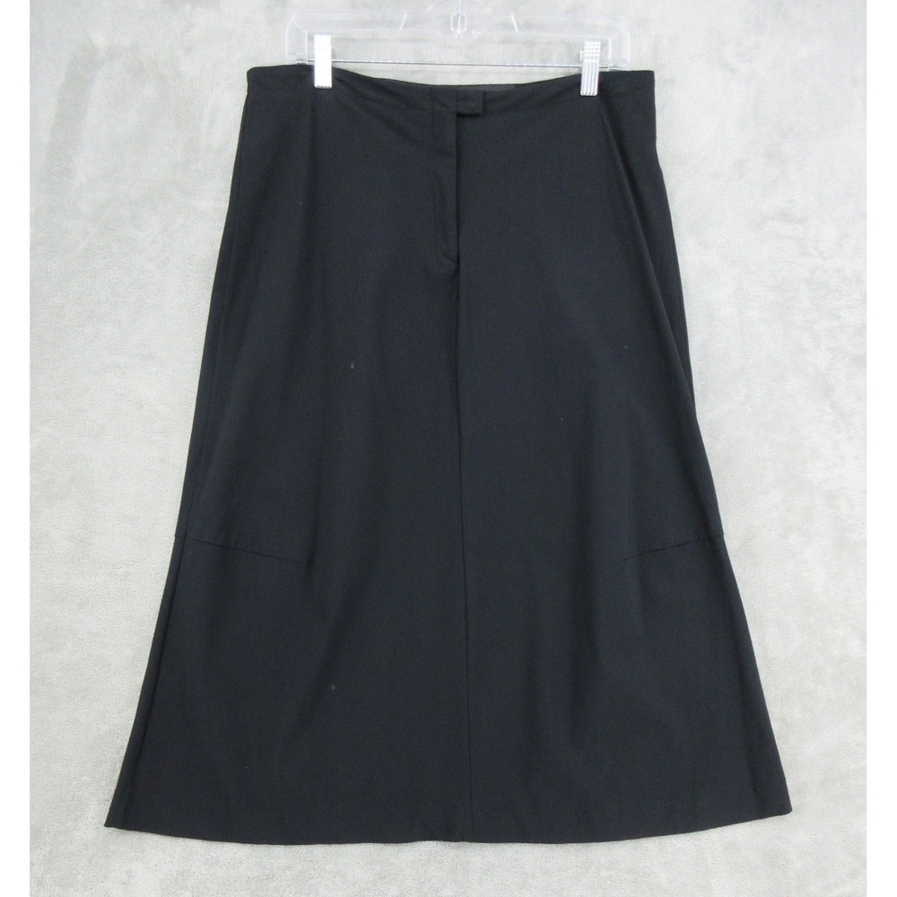 Marithe Francois Girbaud Skirt Womens Size 8 Minimalist Pleated Quiet Luxury Zip